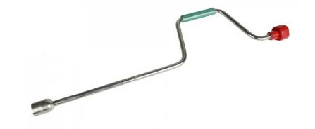 Nurkkatuen veivi 865mm galvanoitu 865 mm, mutteri 19 mm - Veivit/mutterit - 2279 - 1