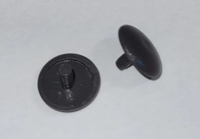 Peitenappi musta, PVC SW10 M6 - HOBBY VARAOSAT - 6309 - 1