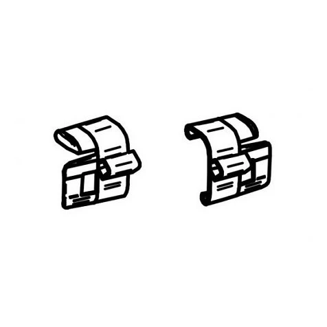 Thule viistotuen päätypari 6300, 5200 - Markiisien varaosat Thule - 11529 - 1