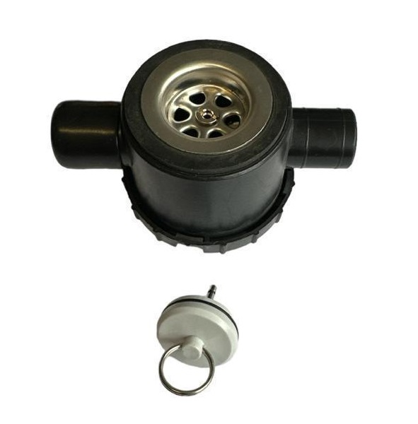 Viemäriliitos, hajulukko, 25mm, kaksi tuloa - MUUT VESIJÄRJESTELMÄN OSAT - 23589 - 1